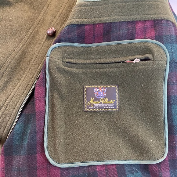 Mario Valente Men’s Size 50 Made in Italy Coat Zip and Burton Closure - Picture 8 of 10